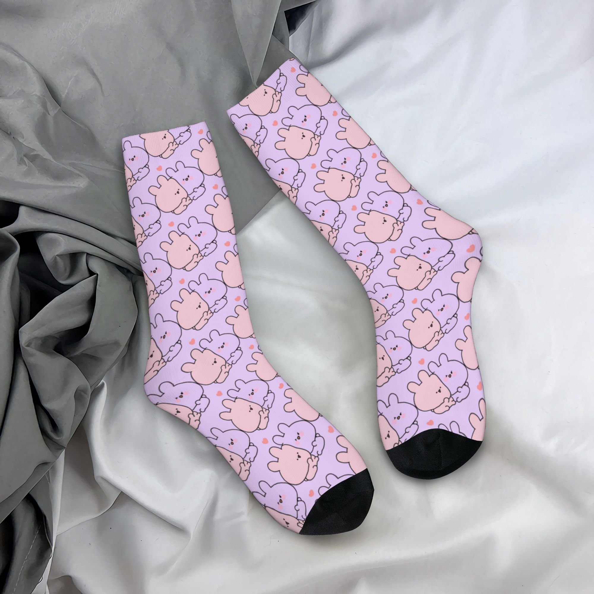 Dress Sock Men - جوارب كرتونية مخصصة من A-Asamimichans، جوارب