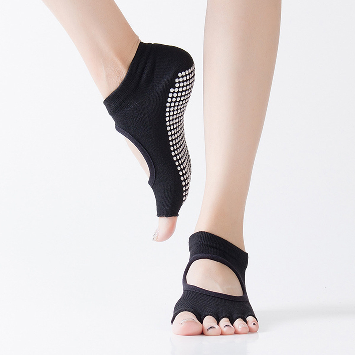 Grip Sock Yoga - زوج واحد من جوارب اليوغا ذات