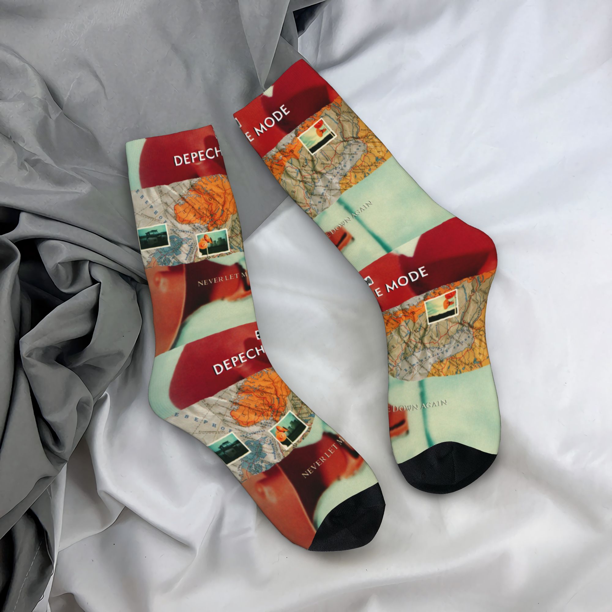 Dress Sock Men - جوارب مخصصة بتصميم D-Depeche Cool Mode