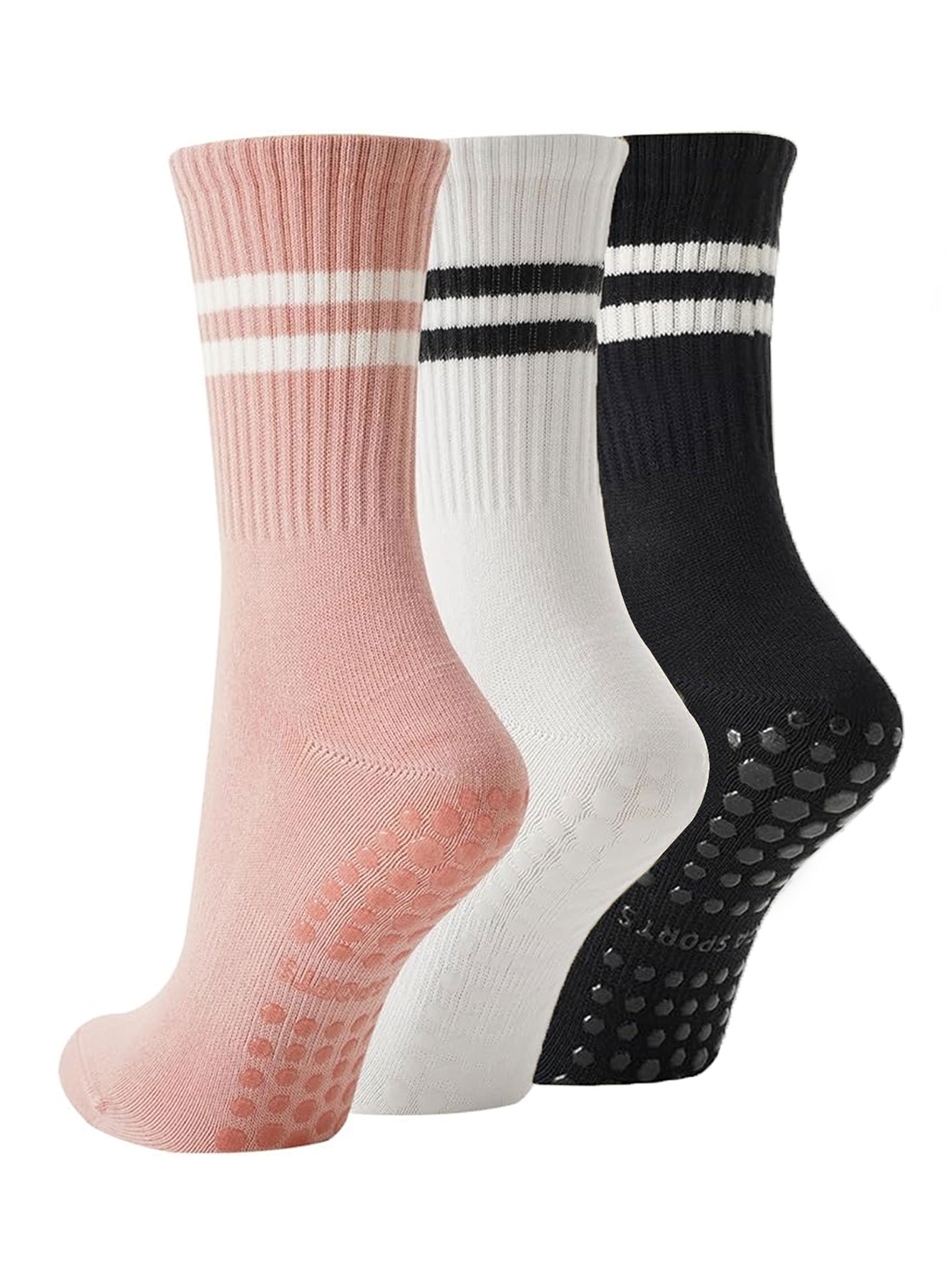 3 أزواج من جوارب اليوغا، جوارب - مراجعة Grip Sock Yoga وسعره