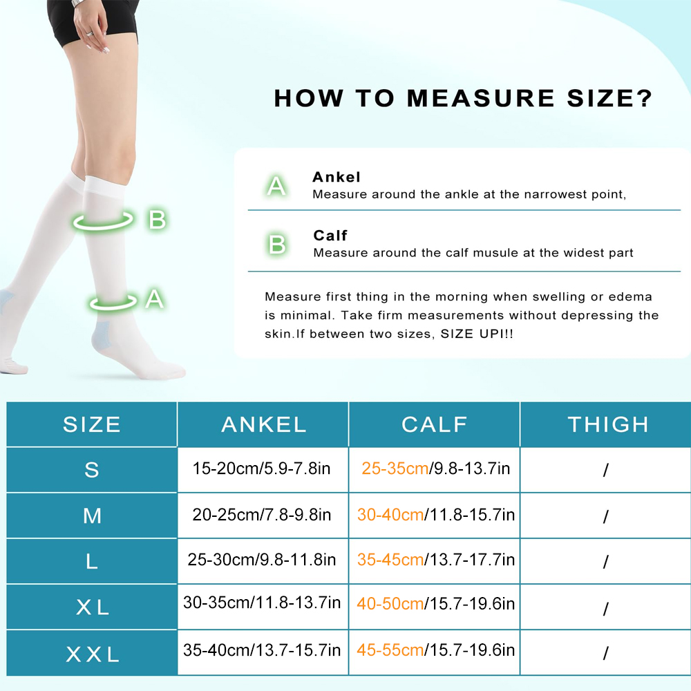 زوج واحد من الجوارب الطبية الم - مراجعة Compression Sock Medical وسعره