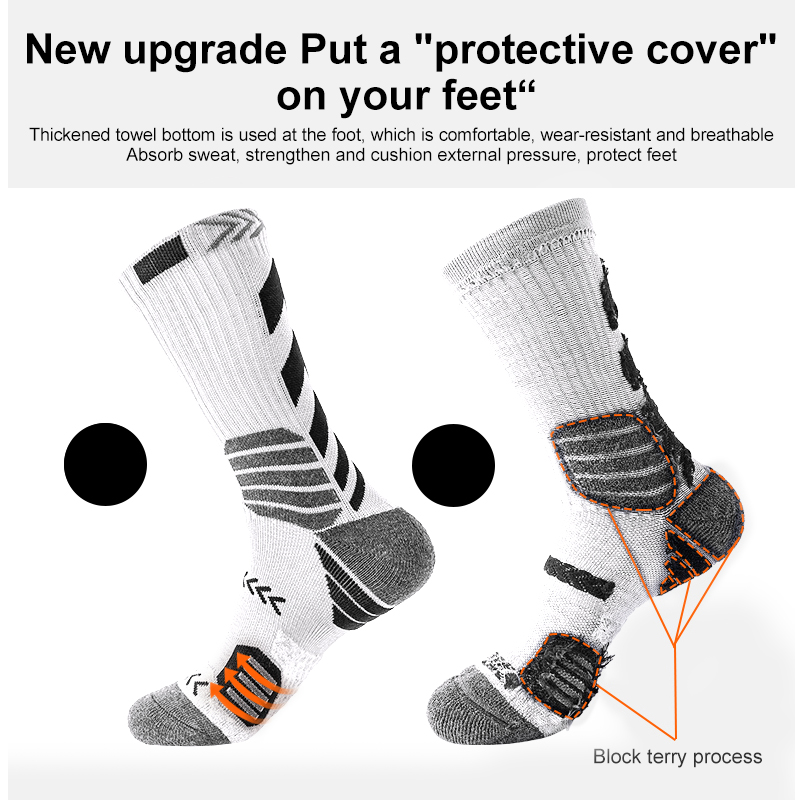 جوارب ضاغطة شبكية قابلة للتنفس - مراجعة Athletic Sock Cushion وسعره