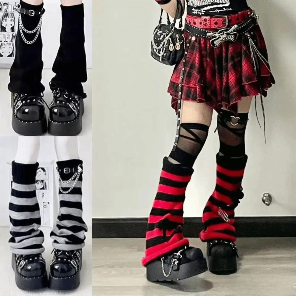 جوارب تدفئة الساقين المحبوكة ع - مراجعة Boot Sock Slouchy وسعره