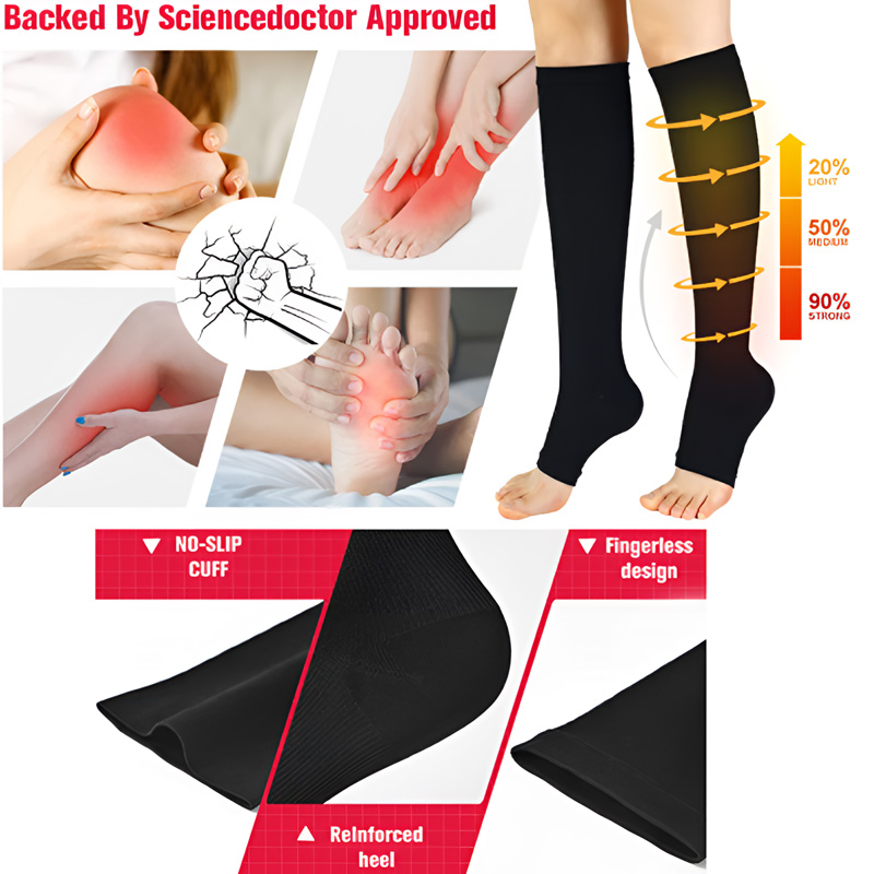 زوج واحد من الجوارب الضاغطة ال - مراجعة Compression Sock Medical وسعره