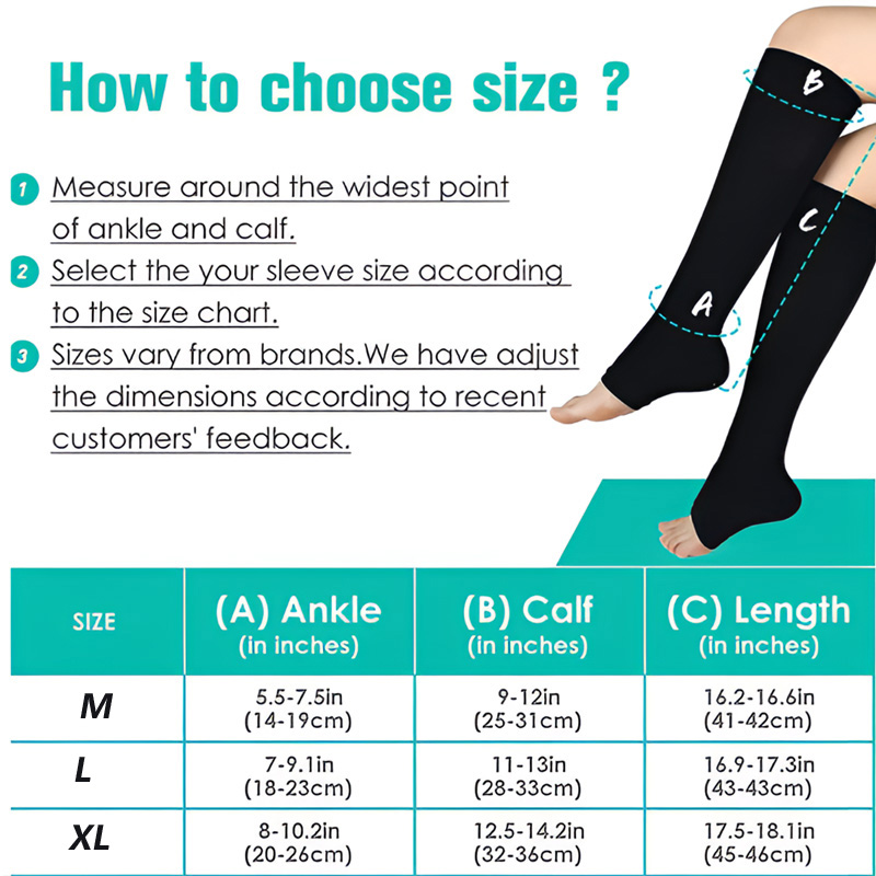 زوج واحد من الجوارب الضاغطة ال - مراجعة Compression Sock Medical وسعره