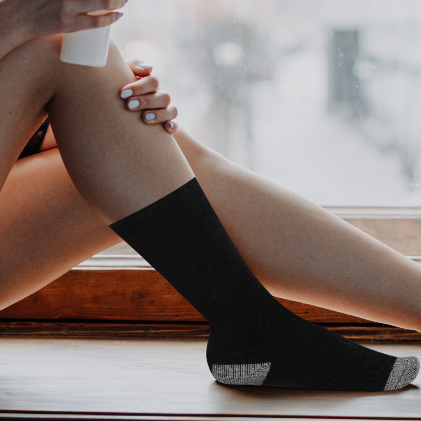 مجموعة واحدة من الجوارب المدفأ - مراجعة Thermal Sock Winter وسعره