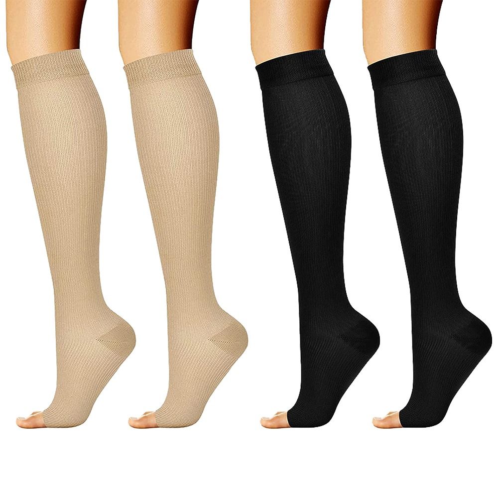 جوارب ضغط طبية مفتوحة الأصابع  - مراجعة Compression Sock Medical وسعره