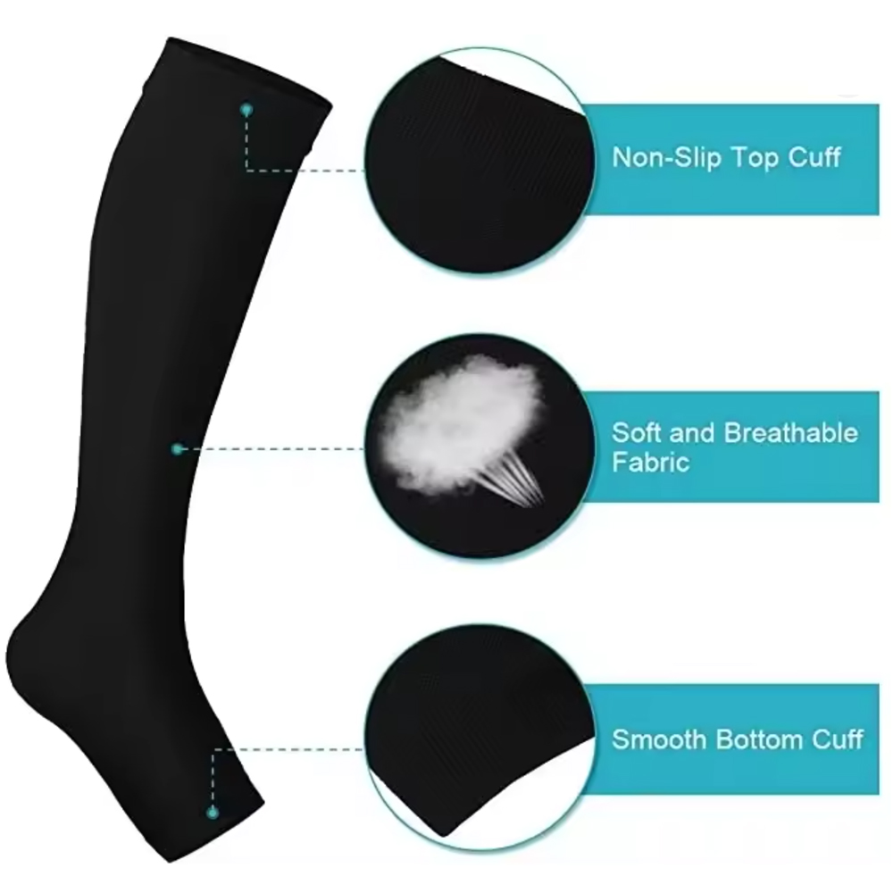 جوارب ضغط طبية 23-32 مم زئبق ل - مراجعة Compression Sock Medical وسعره