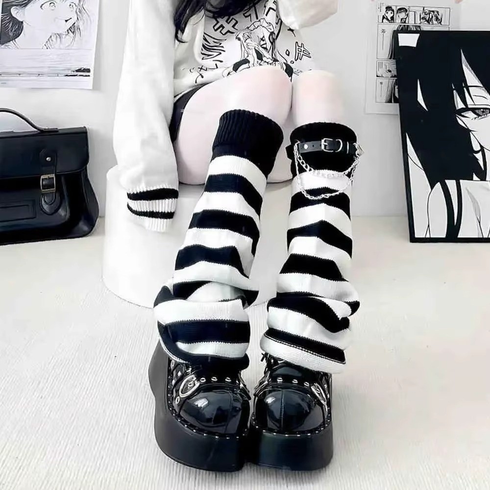جوارب تدفئة الساق المحبوكة بأس - مراجعة Boot Sock Slouchy وسعره