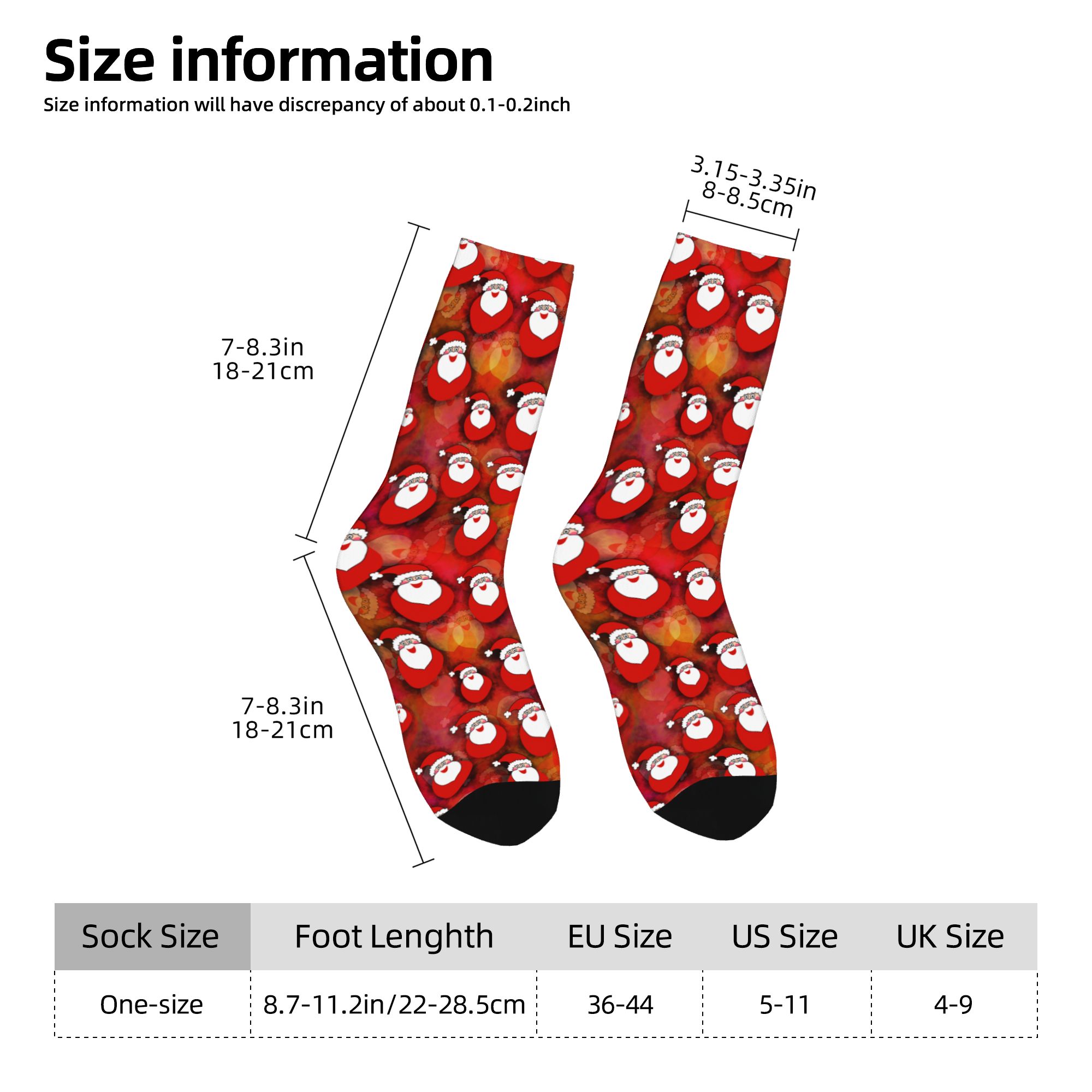 جوارب مخصصة بتصميم سانتا كلوز  - مراجعة Dress Sock Men وسعره
