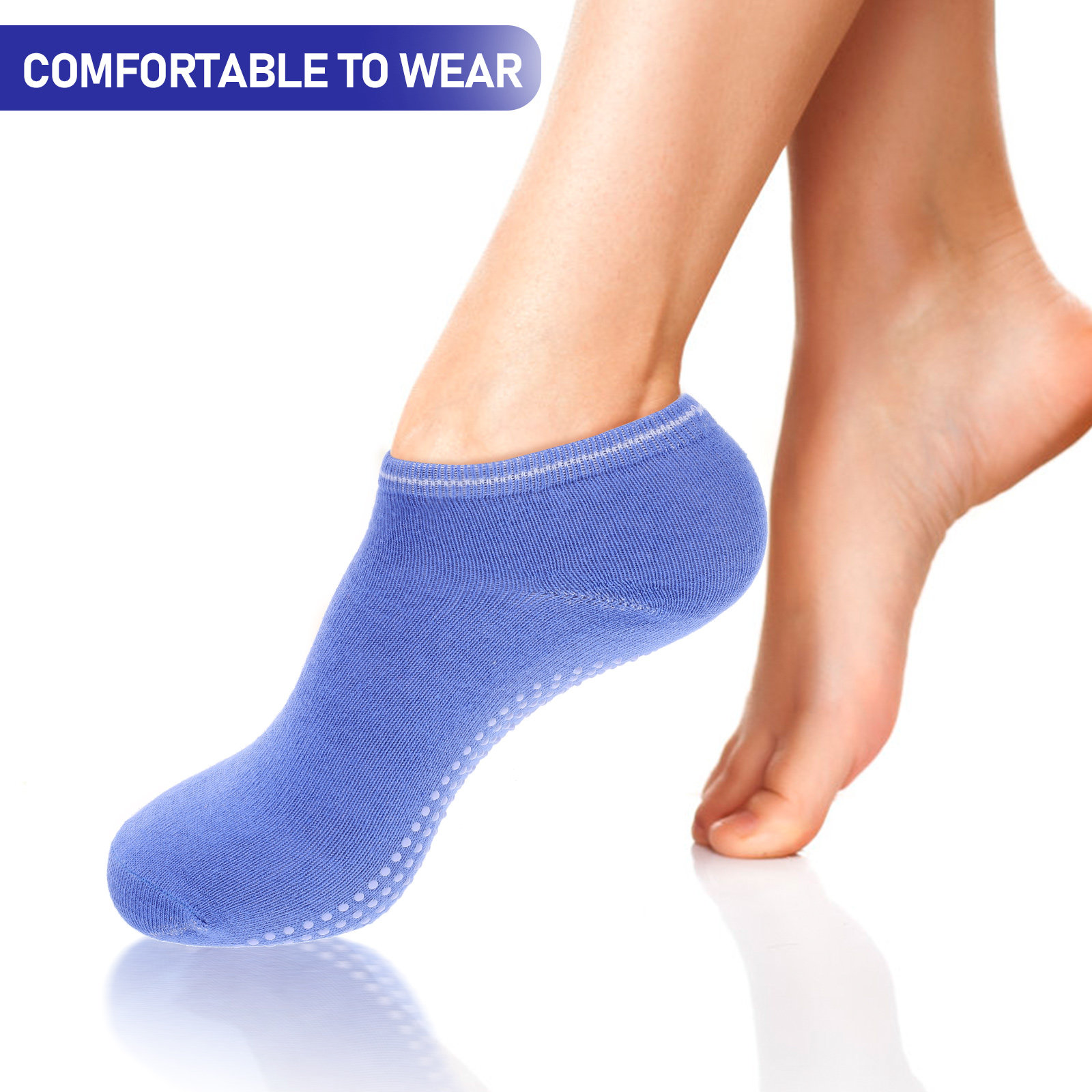 6 أزواج من جوارب اليوغا المضاد - مراجعة Grip Sock Yoga وسعره