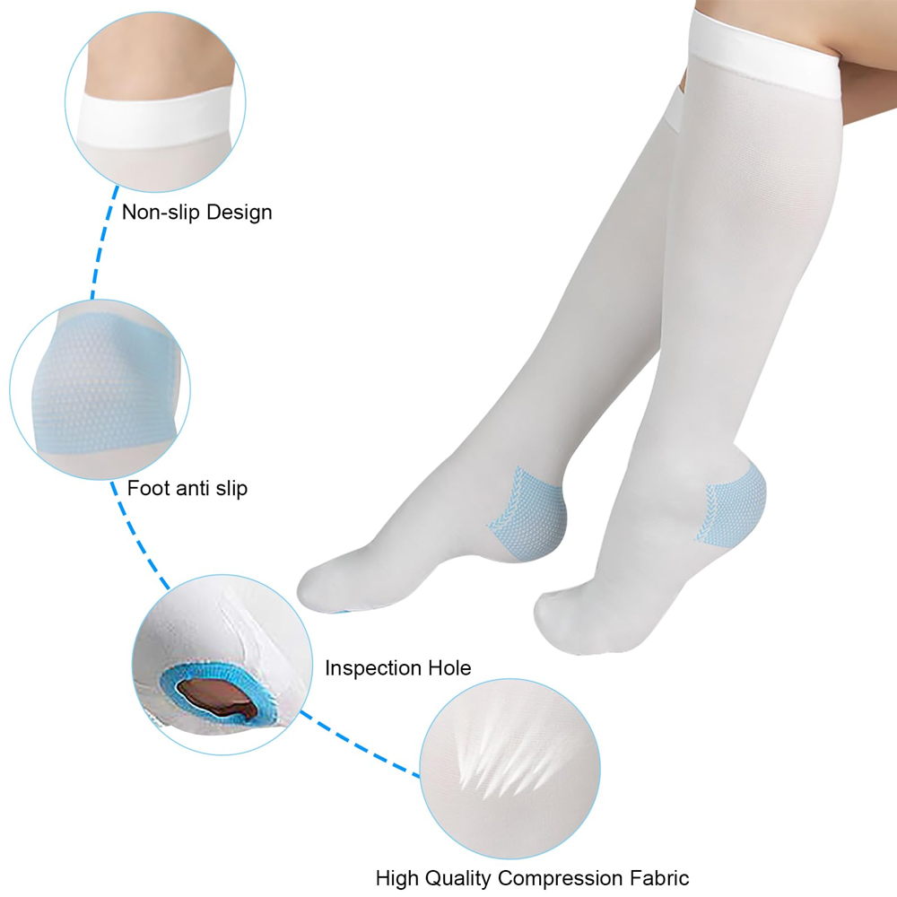 1 زوج T.E.D. جوارب مضادة للتعب - مراجعة Compression Sock Medical وسعره